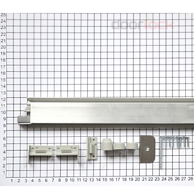 Порог автоматический накладной Athmer Isolporte Deco silver, silicone
