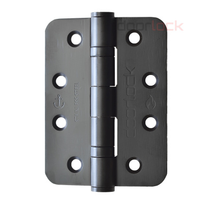 Дверная петля  DL H102/76/2B/R SSS карточная, матовая нержавеющая сталь