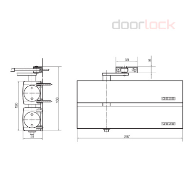 Доводчик GEZE TS4000 Tandem