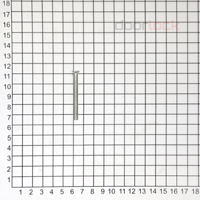 Винт DOORLOCK M5x45 мм потай, шлиц крест