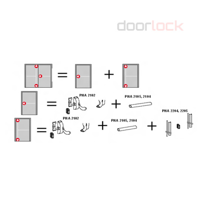Нажимная балка dormakaba PHA2105