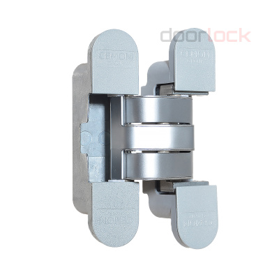 Дверная петля CEMOM ESTETIC 27 3D скрытая, матовый хром