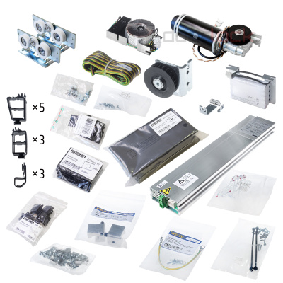 Электронномеханический блок GEZE ECdrive T2 KIT, одностворчатый, створка до140кг