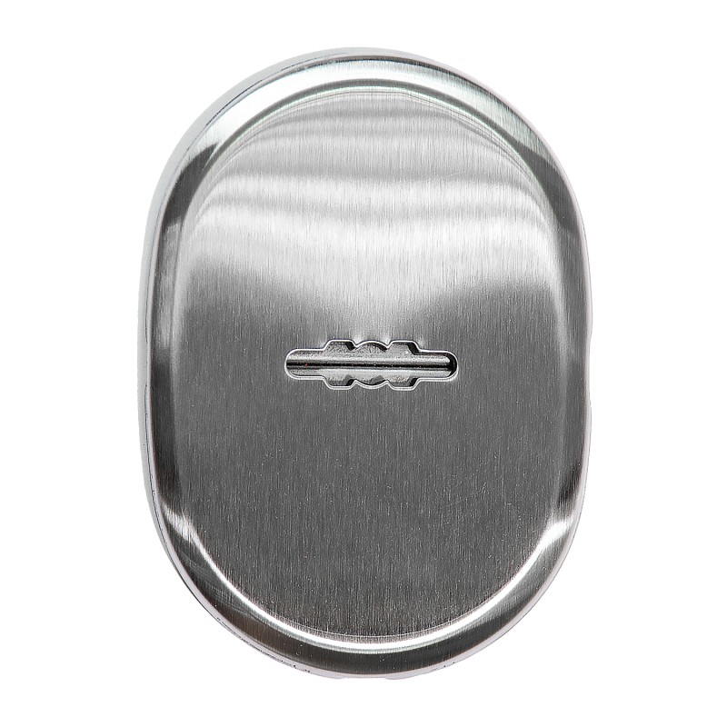 Ключевина для сувальдного ключа DL S01/LAC SSS (матовая нерж. сталь) овальная 65x91 мм, автоматическая шторка, 1 шт.