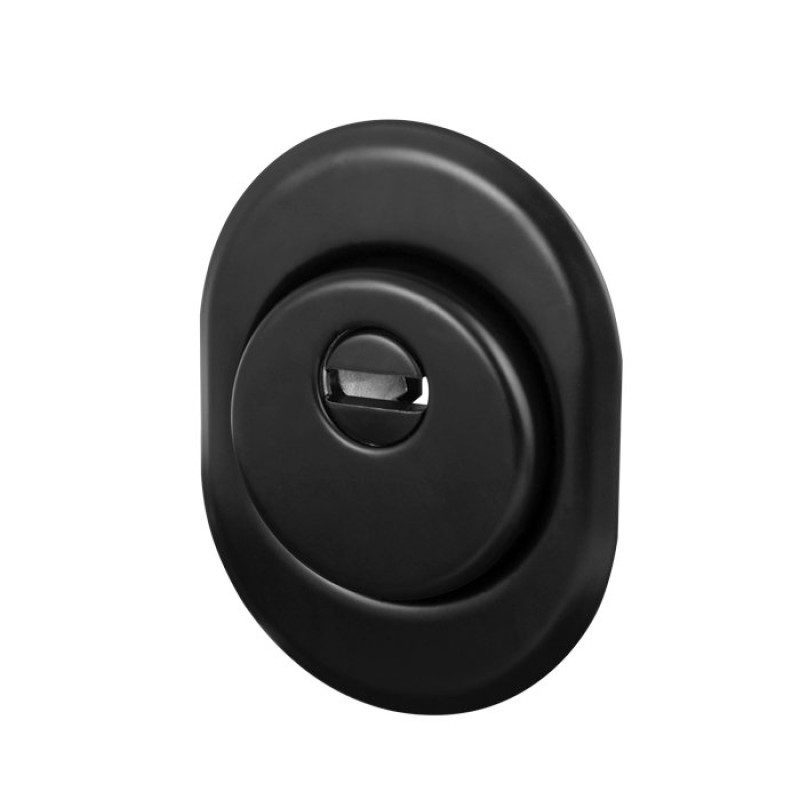 Броненакладка на цилиндровый механизм DOORLOCK PRO5417/20, защитная врезная, чёрная