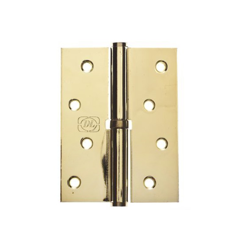 Дверная петля DOORLOCK DL9015-1 PB карточная, правая,  полированная латунь