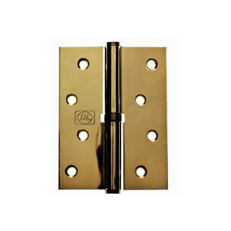 Дверная петля DOORLOCK DL9015-1 SB карточная, левая, матовая латунь