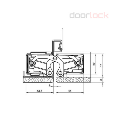 Дверная петля SIMONSWERK Tectus TE 640 3D A8