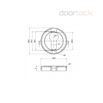 Розетка DL M03 PZ