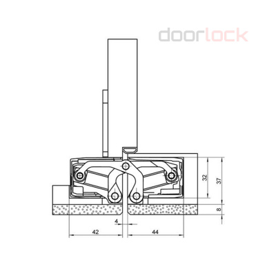 Дверная петля SIMONSWERK Tectus TE 640 3D A8